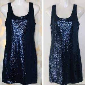 NWOT Rue21 Women’s Navy Blue Sequin Dress